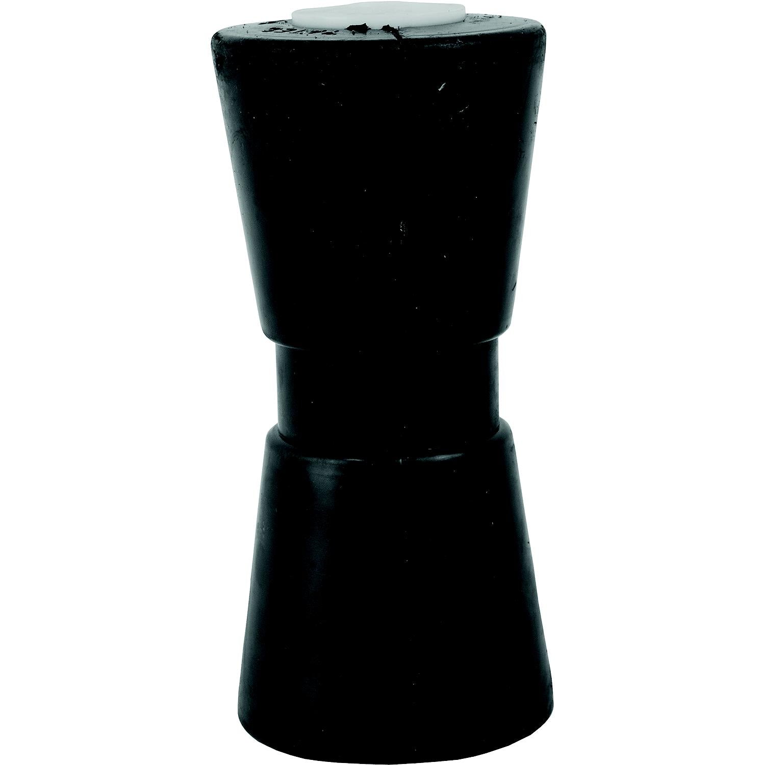 Heavy Duty Rubber Keel Roller, Black, 10in, Bulk