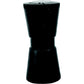 Heavy Duty Rubber Keel Roller, Black, 10in, Bulk