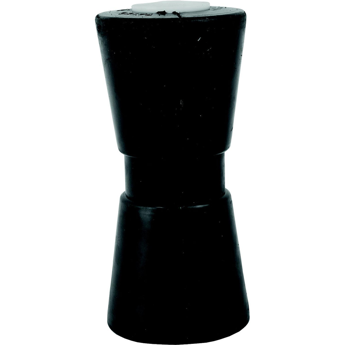 Heavy Duty Rubber Keel Roller, Black, 10in, Bulk