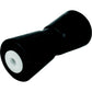 Heavy Duty Rubber Keel Roller, Black, 10in, Bulk