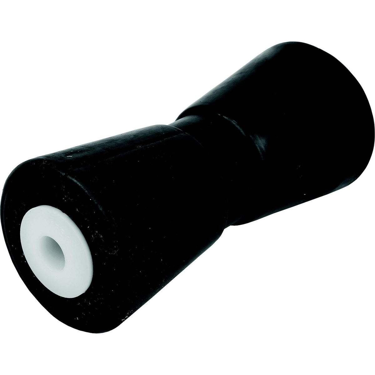Heavy Duty Rubber Keel Roller, Black, 10in, Bulk