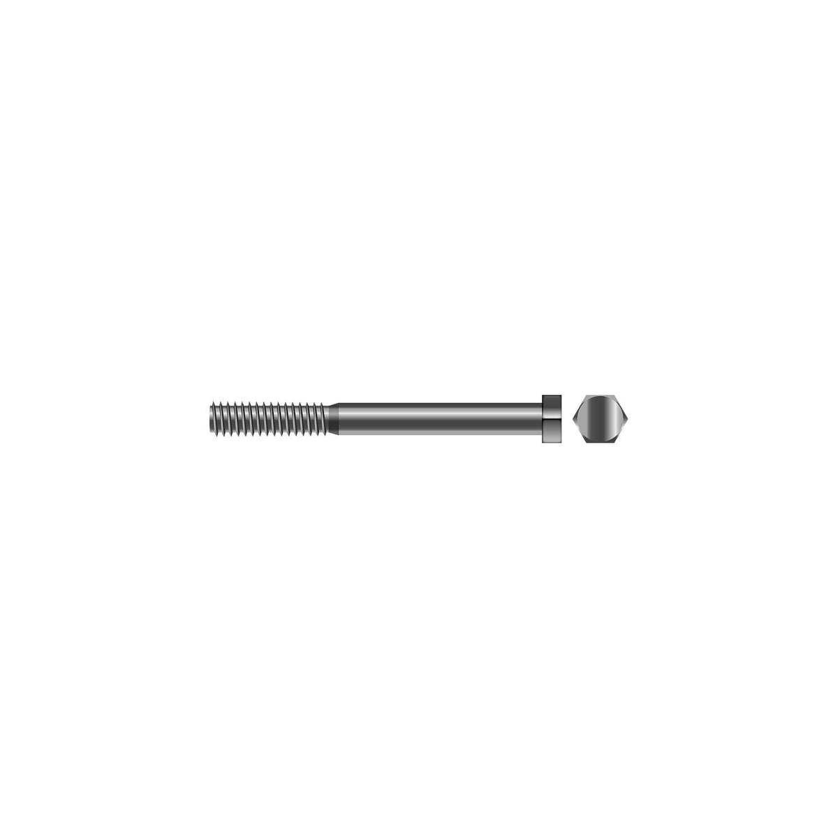 5/8-11 x 3in 18-8 Stainless Steel Hex Head Cap Screw, 1/PK