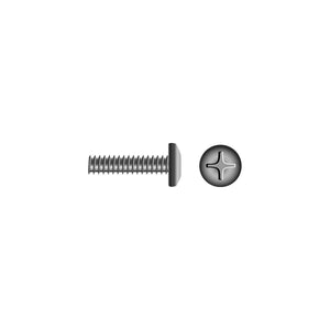12-24 x 2in 18-8 Stainless Steel Phillips Pan Head Machine Screw, 50/PK