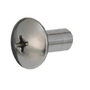 10-24 x 1/2in 18-8 Stainless Steel Phillips Barrel Nut w/ Truss Head, 25/PK