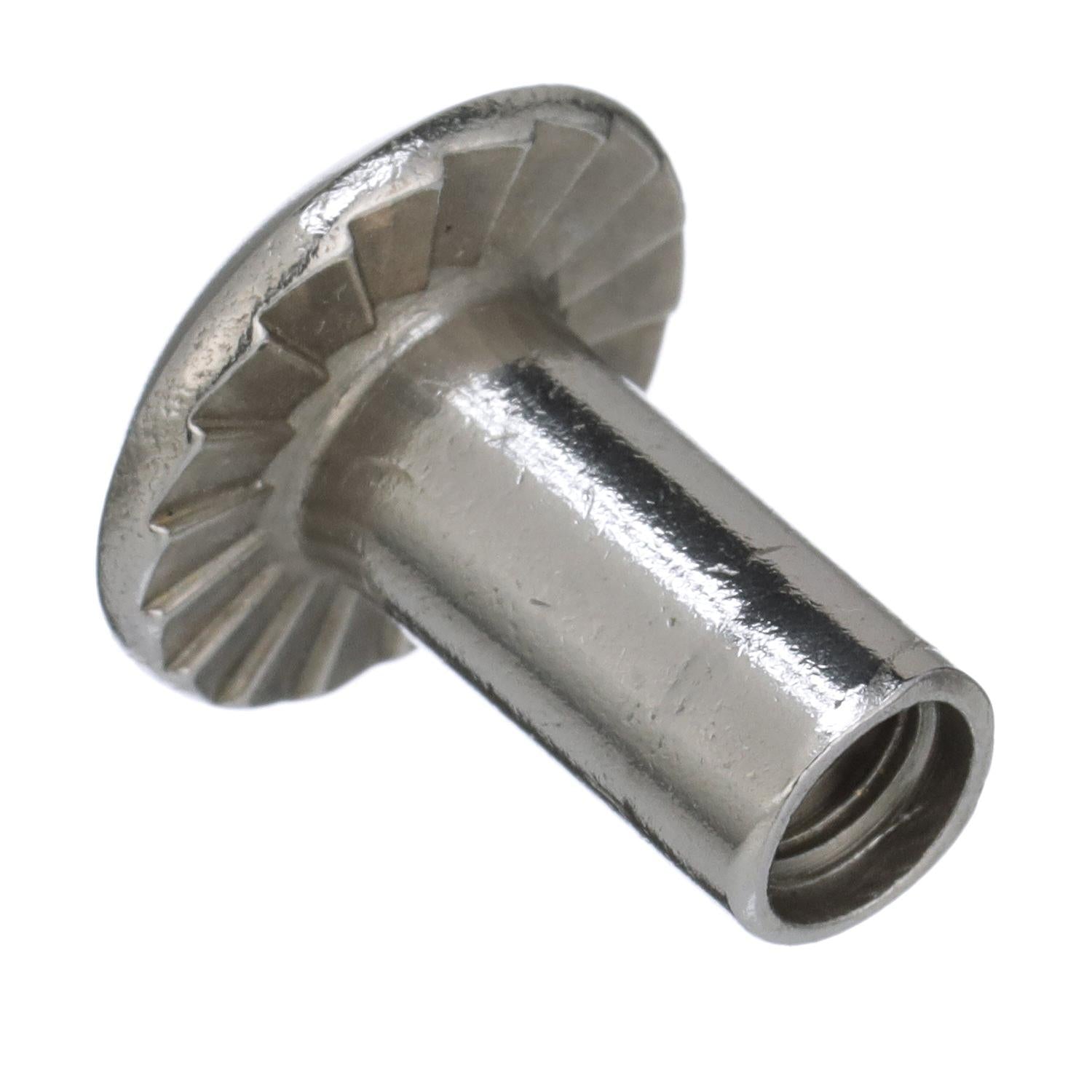 10-24 x 1/2in 18-8 Stainless Steel Phillips Barrel Nut w/ Truss Head, 25/PK