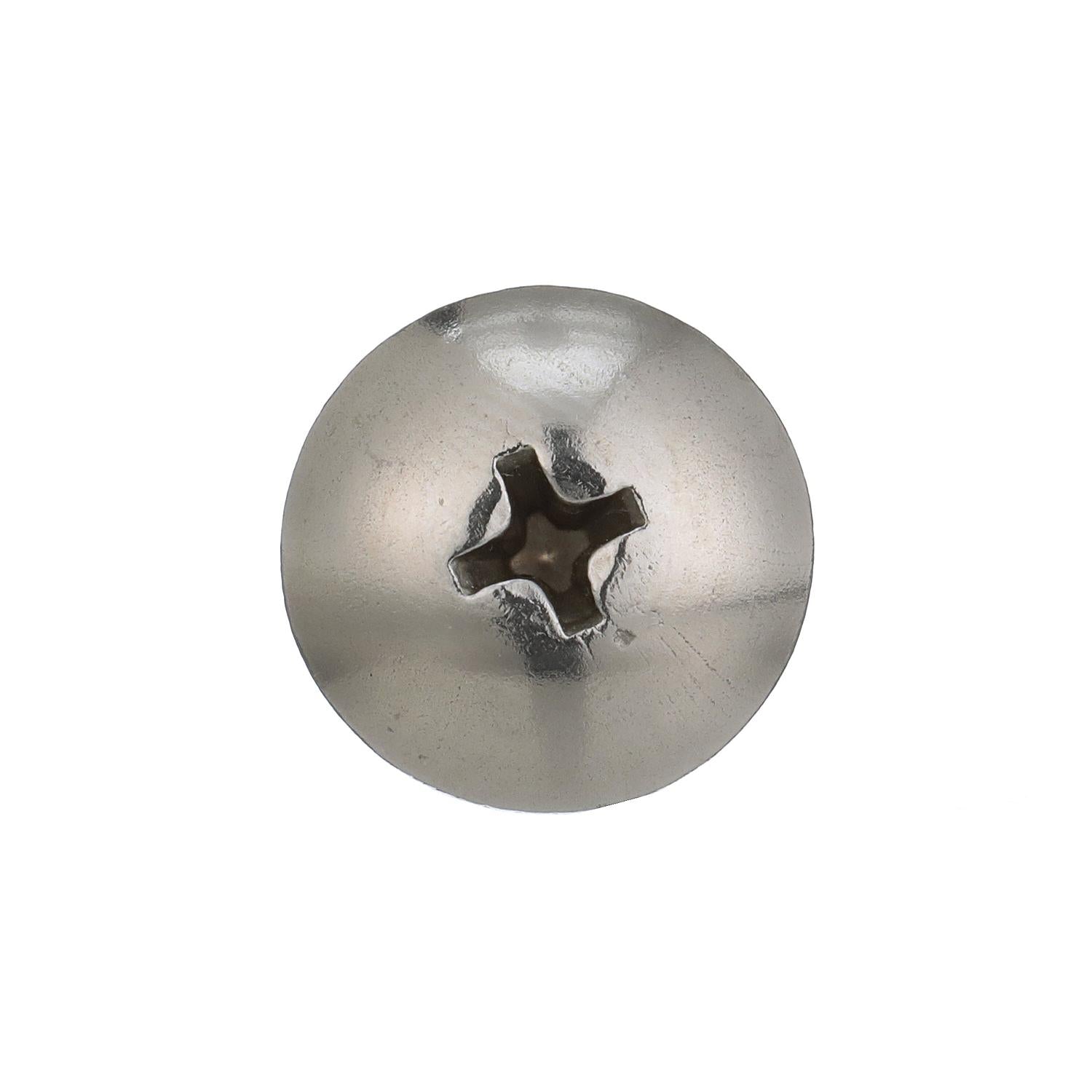 10-24 x 1/2in 18-8 Stainless Steel Phillips Barrel Nut w/ Truss Head, 25/PK