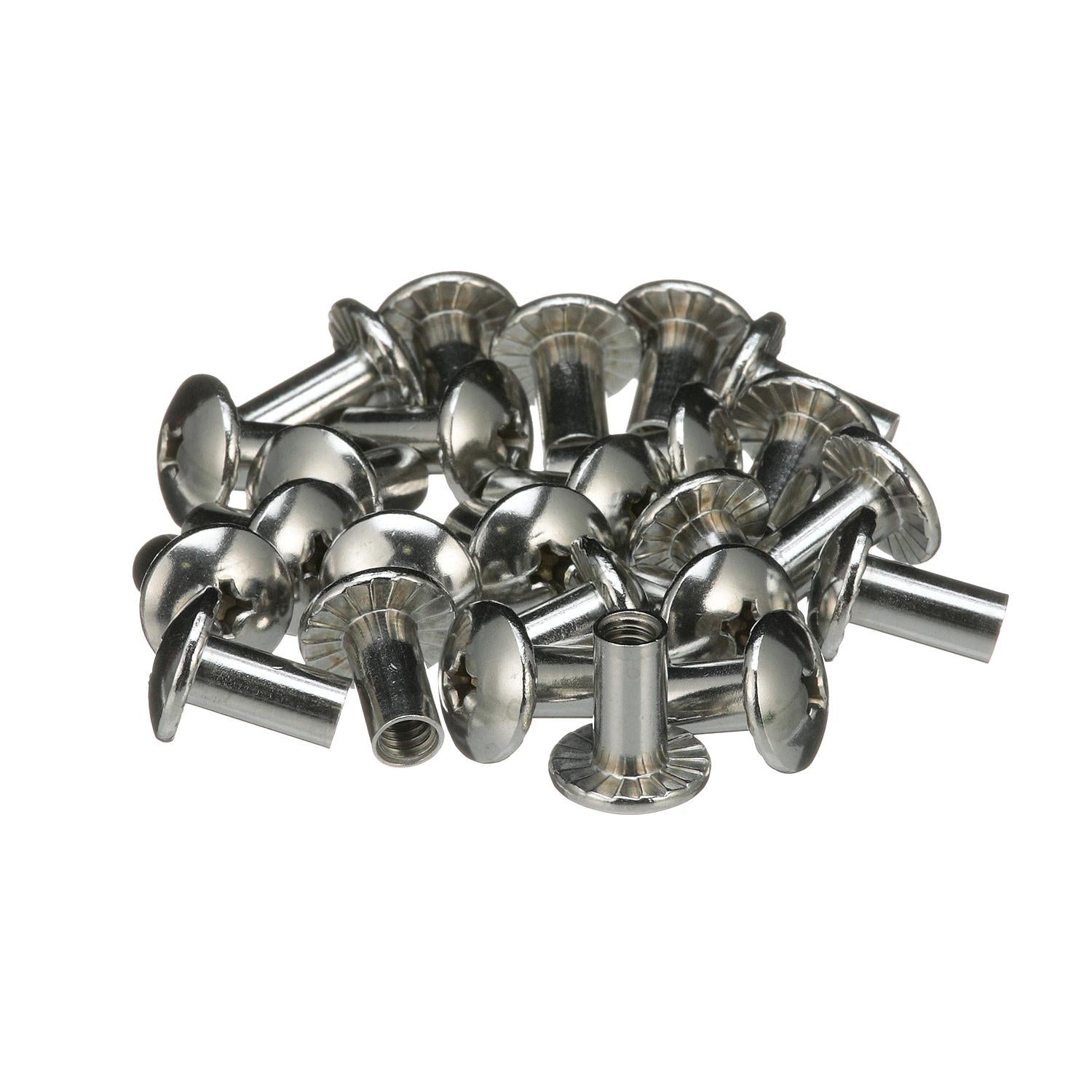 1/4-20 x 5/8in 18-8 Stainless Steel Phillips Barrel Nut w/ Truss Head, 25/PK