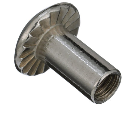 5/16-18 x 3/4in 18-8 Stainless Steel Phillips Barrel Nut w/ Truss Head, 10/PK