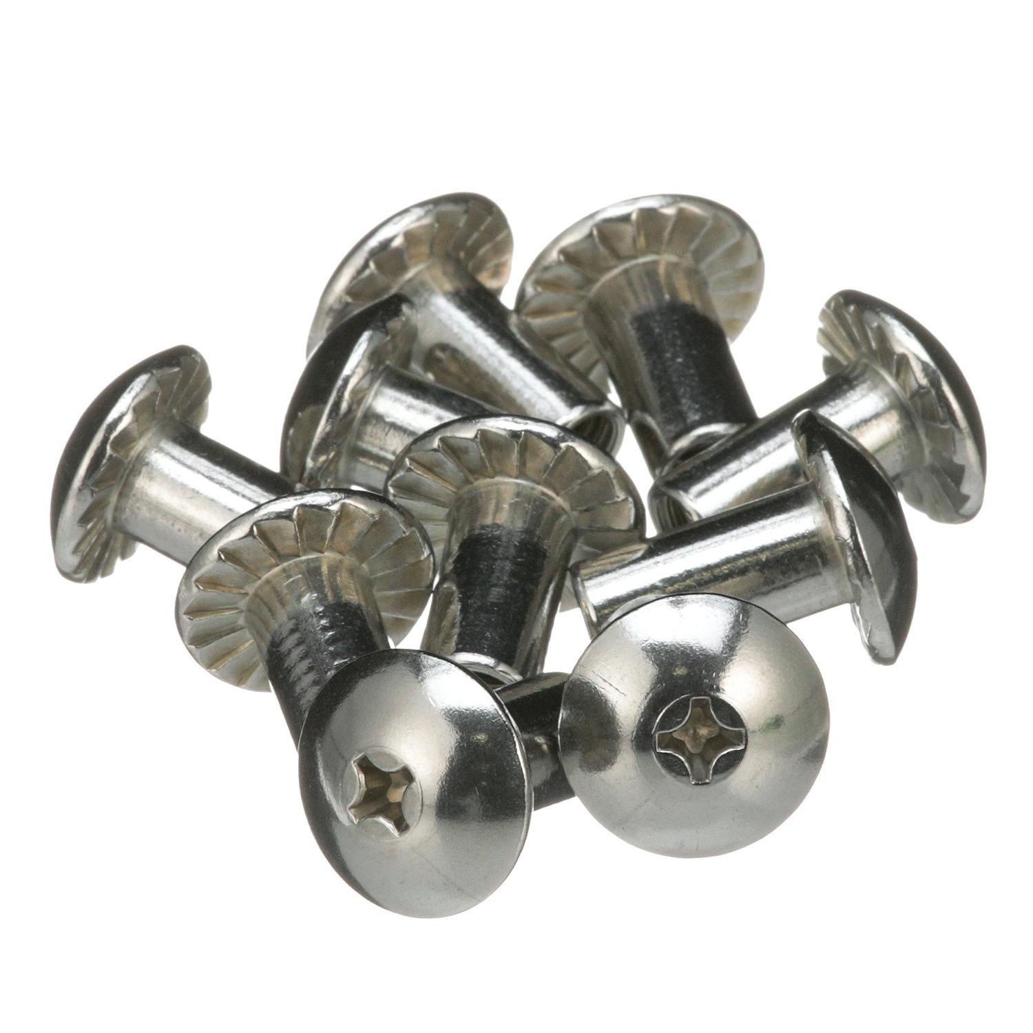 5/16-18 x 3/4in 18-8 Stainless Steel Phillips Barrel Nut w/ Truss Head, 10/PK