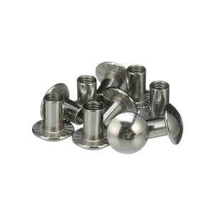 3/8-16 x 3/4in 18-8 Stainless Steel Phillips Barrel Nut w/ Truss Head, 10/PK