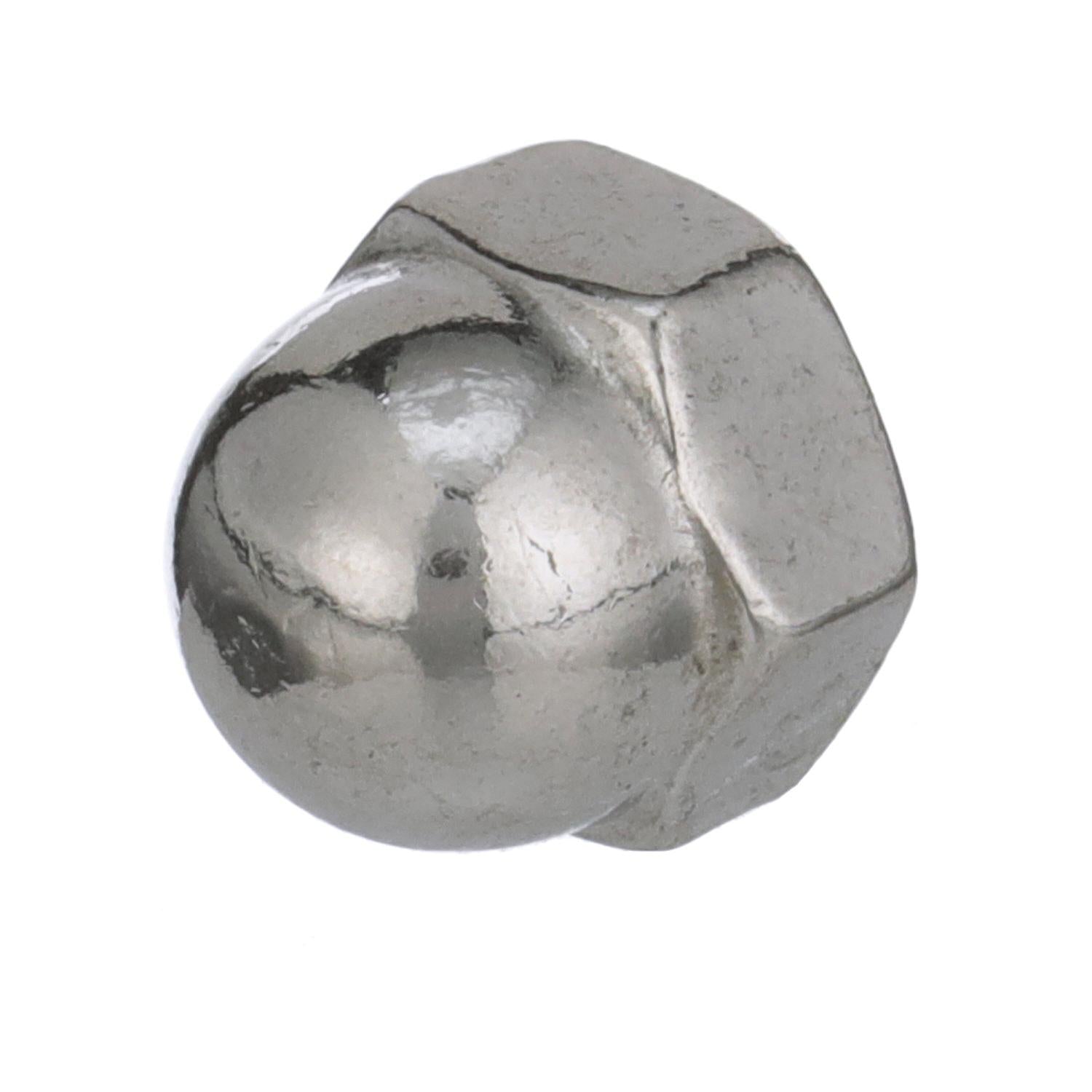 6-32 18-8 Stainless Steel Acorn Cap Nut, 100/PK