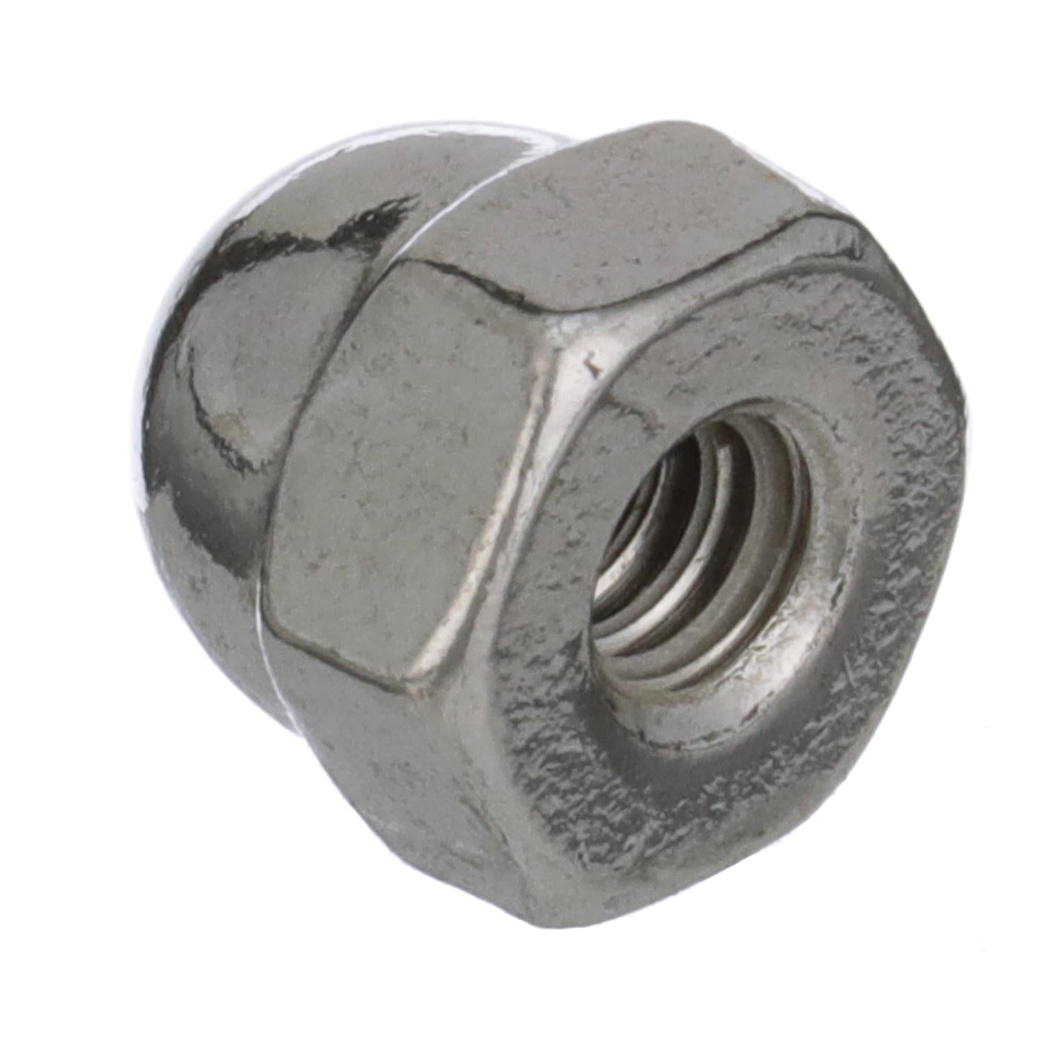 6-32 18-8 Stainless Steel Acorn Cap Nut, 100/PK