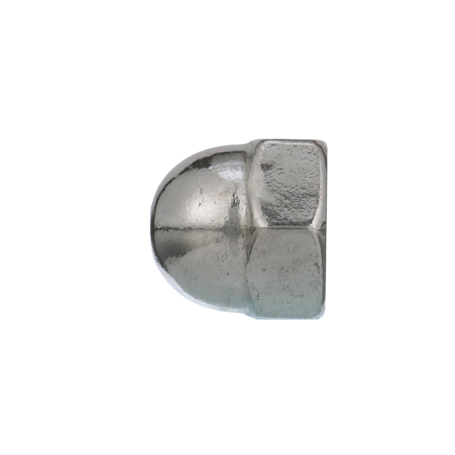 6-32 18-8 Stainless Steel Acorn Cap Nut, 100/PK