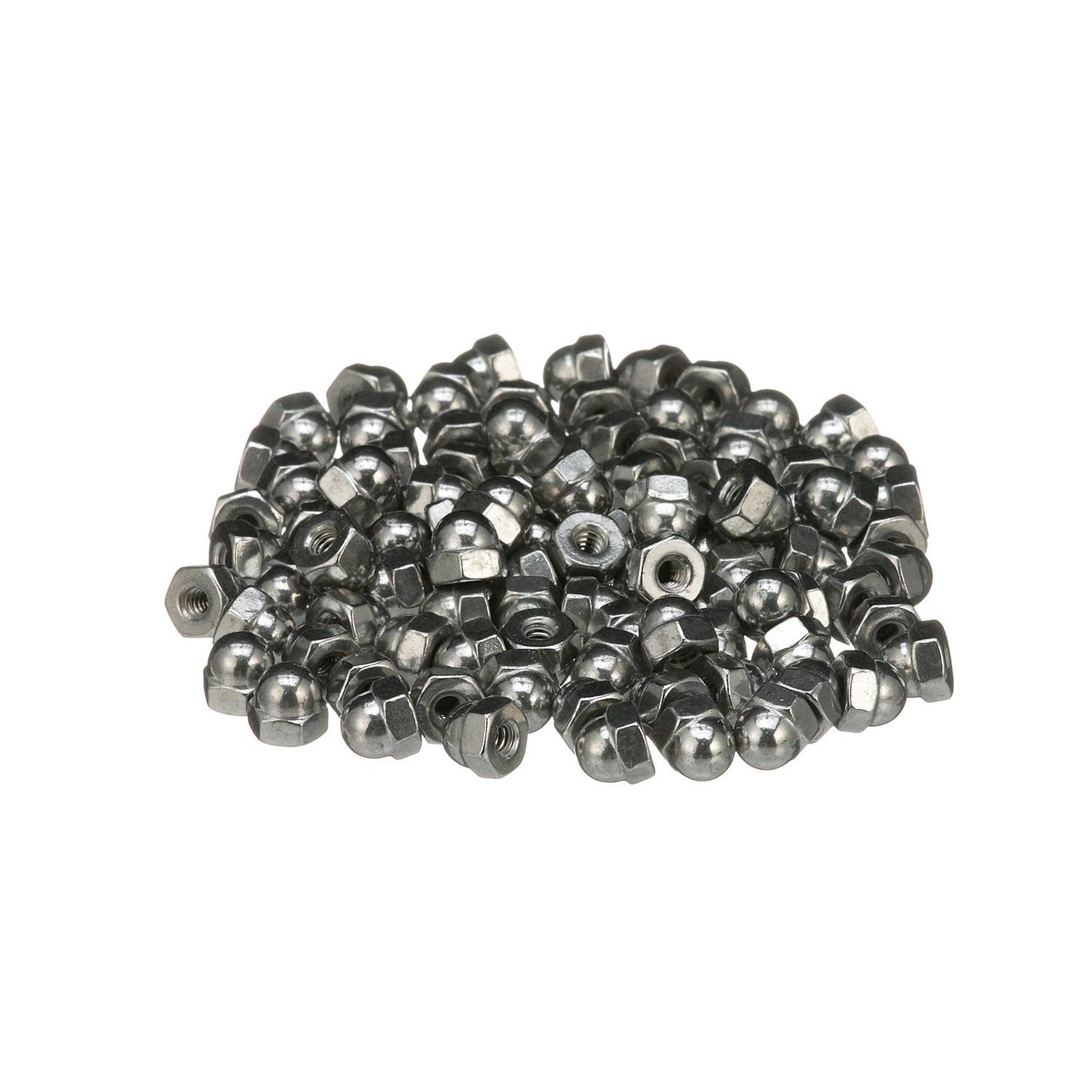 6-32 18-8 Stainless Steel Acorn Cap Nut, 100/PK