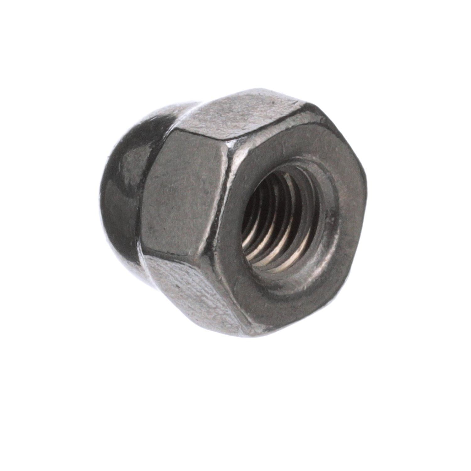 8-32 18-8 Stainless Steel Acorn Cap Nut, 100/PK
