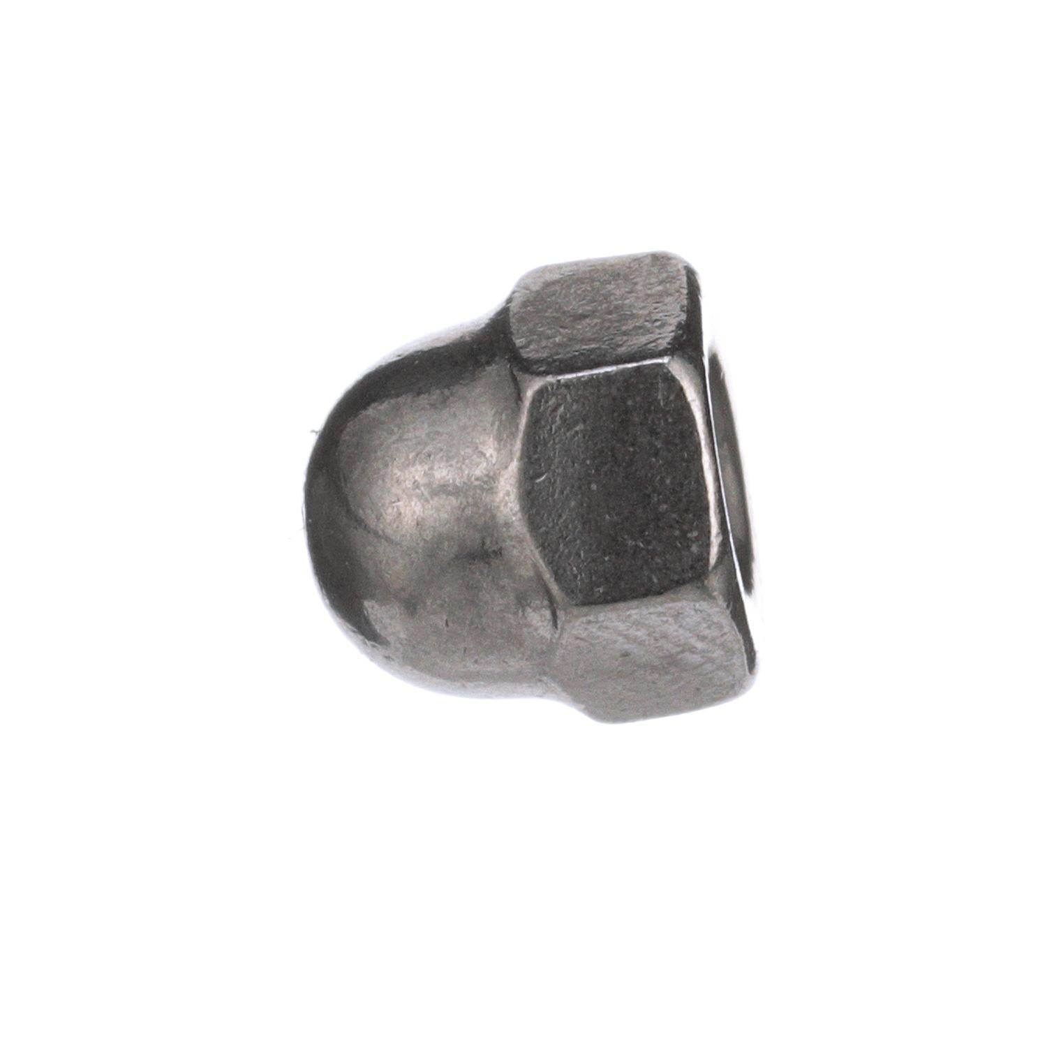8-32 18-8 Stainless Steel Acorn Cap Nut, 100/PK