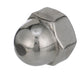 10-24 18-8 Stainless Steel Acorn Cap Nut, 100/PK