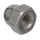 10-32 18-8 Stainless Steel Acorn Cap Nut, 100/PK