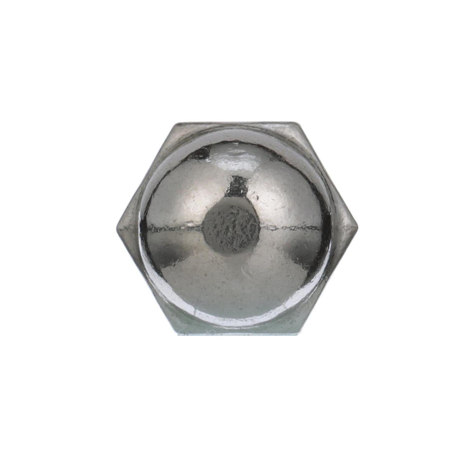 10-32 18-8 Stainless Steel Acorn Cap Nut, 100/PK