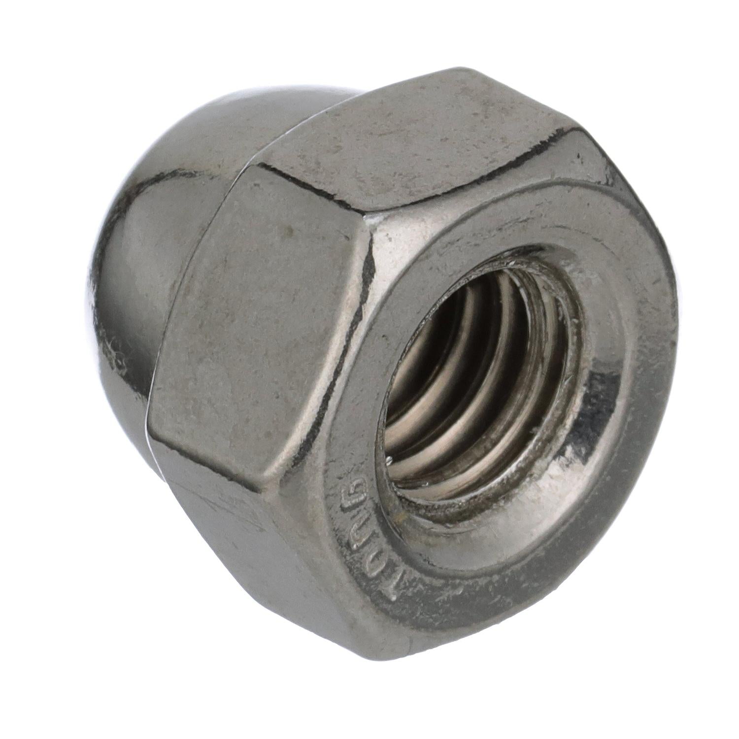 5/16-18 18-8 Stainless Steel Acorn Cap Nut, 50/PK
