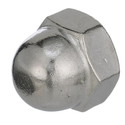 3/8-16 18-8 Stainless Steel Acorn Cap Nut, 50/PK