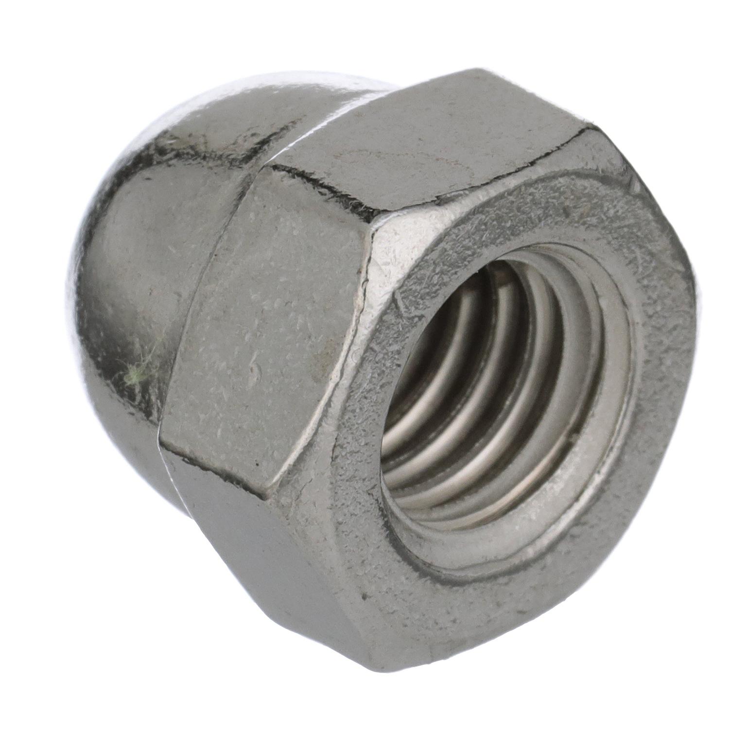 3/8-16 18-8 Stainless Steel Acorn Cap Nut, 50/PK