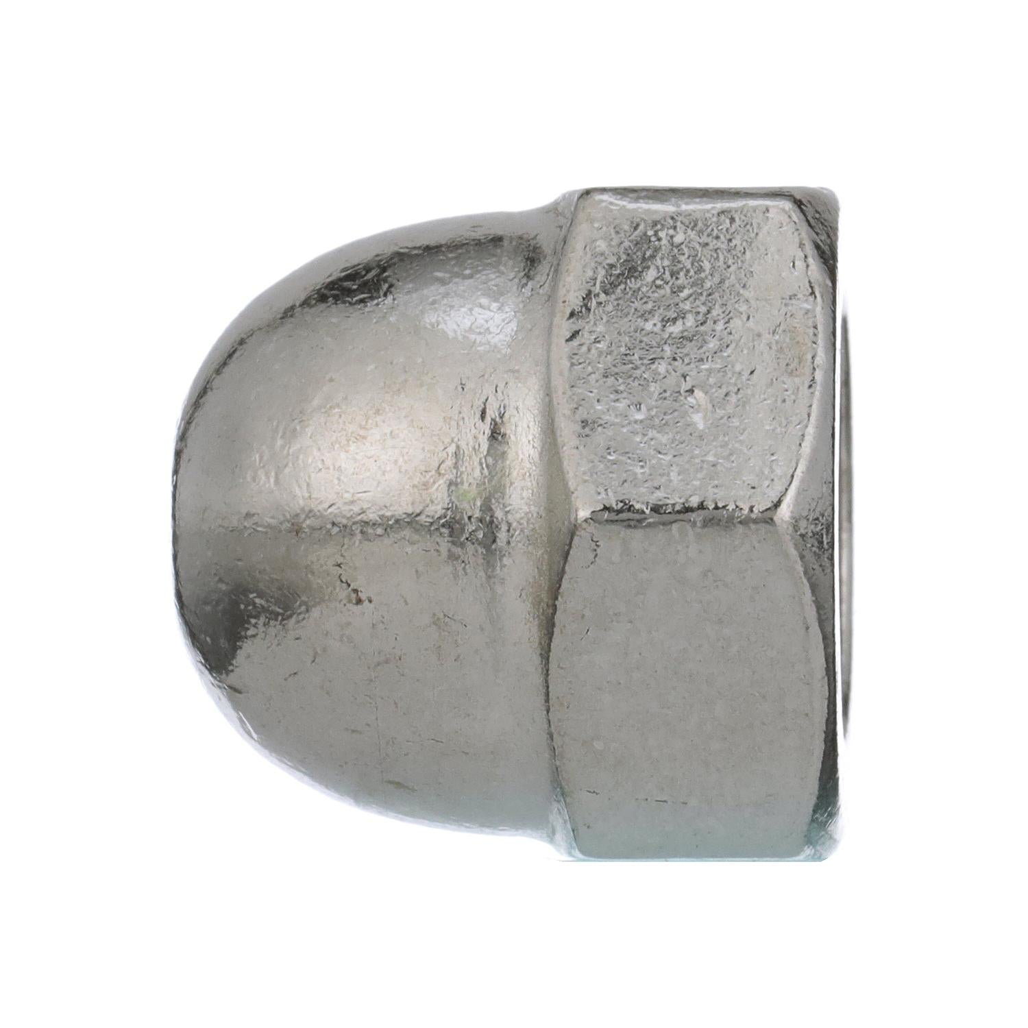 3/8-16 18-8 Stainless Steel Acorn Cap Nut, 50/PK