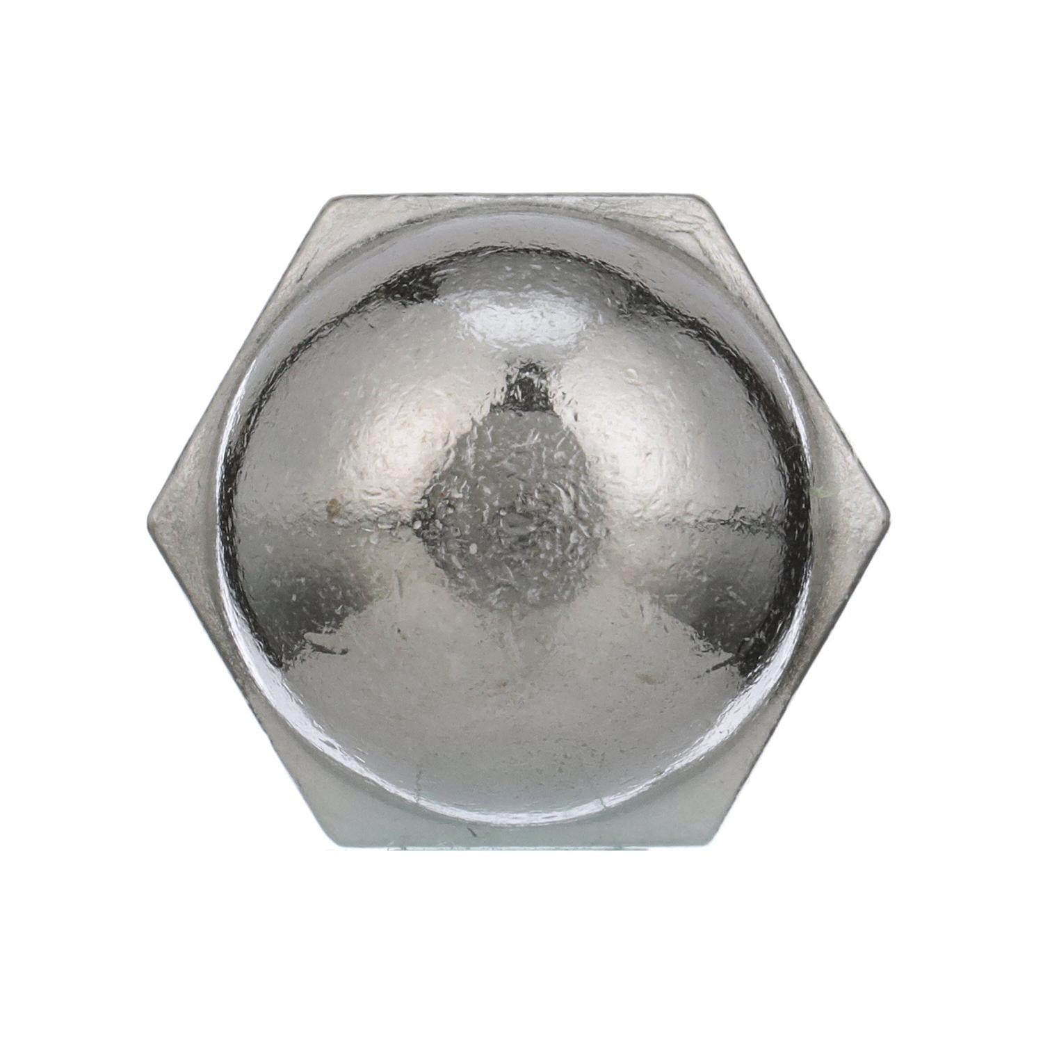 3/8-16 18-8 Stainless Steel Acorn Cap Nut, 50/PK