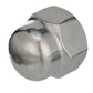 1/2-13 18-8 Stainless Steel Acorn Cap Nut, 10/PK