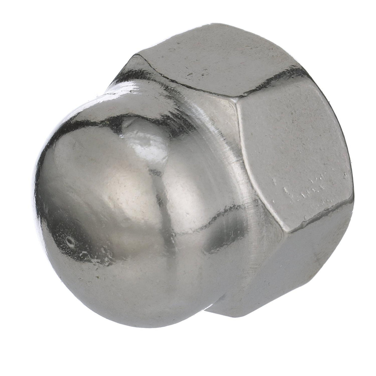 1/2-13 18-8 Stainless Steel Acorn Cap Nut, 10/PK
