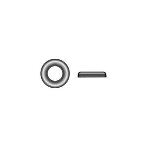 #10 316 Stainless Steel Countersunk Finishing Washer, 100/PK