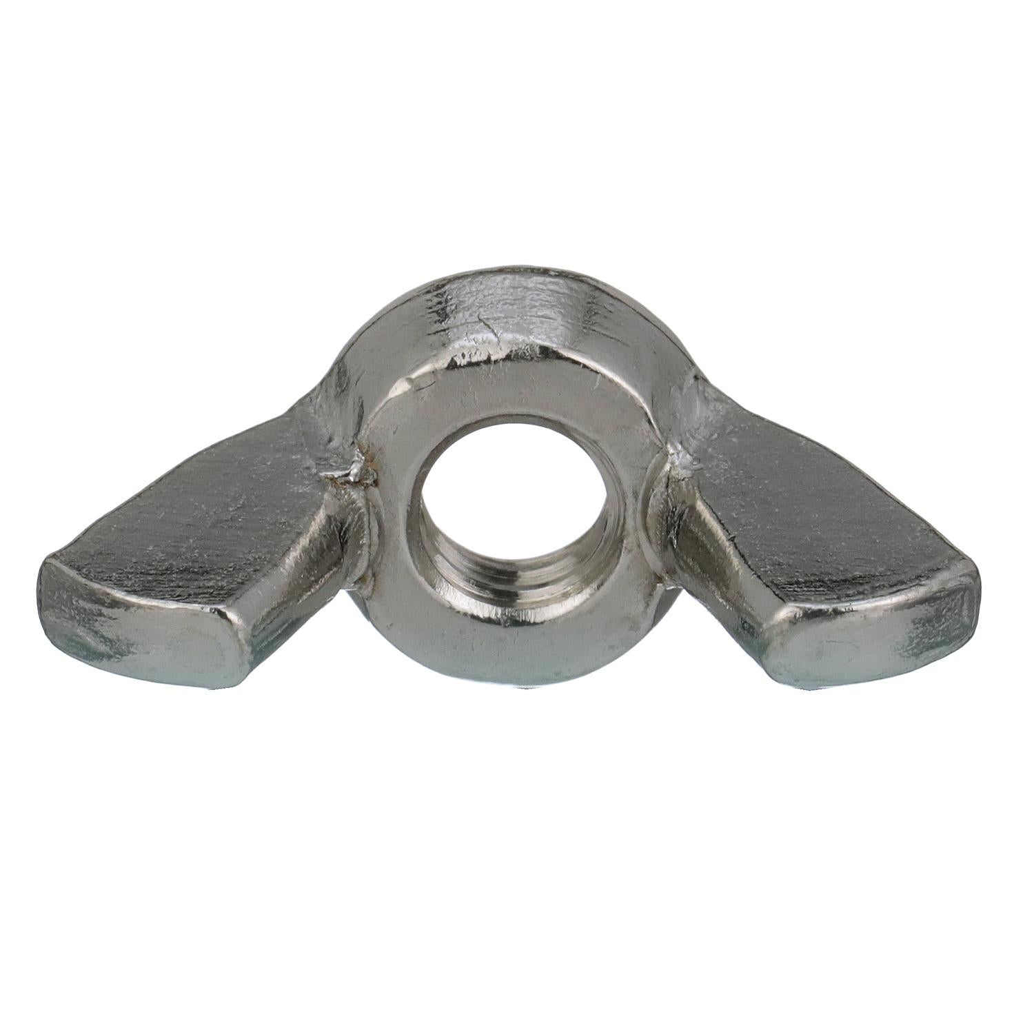 1/4-20 18-8 Stainless Steel Wing Nut, 100/PK