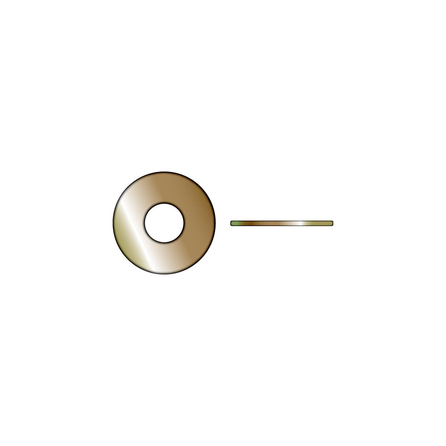 3/8in Silcone Bronze Flat Washer, .062in Thick, OD 1in, 100/PK
