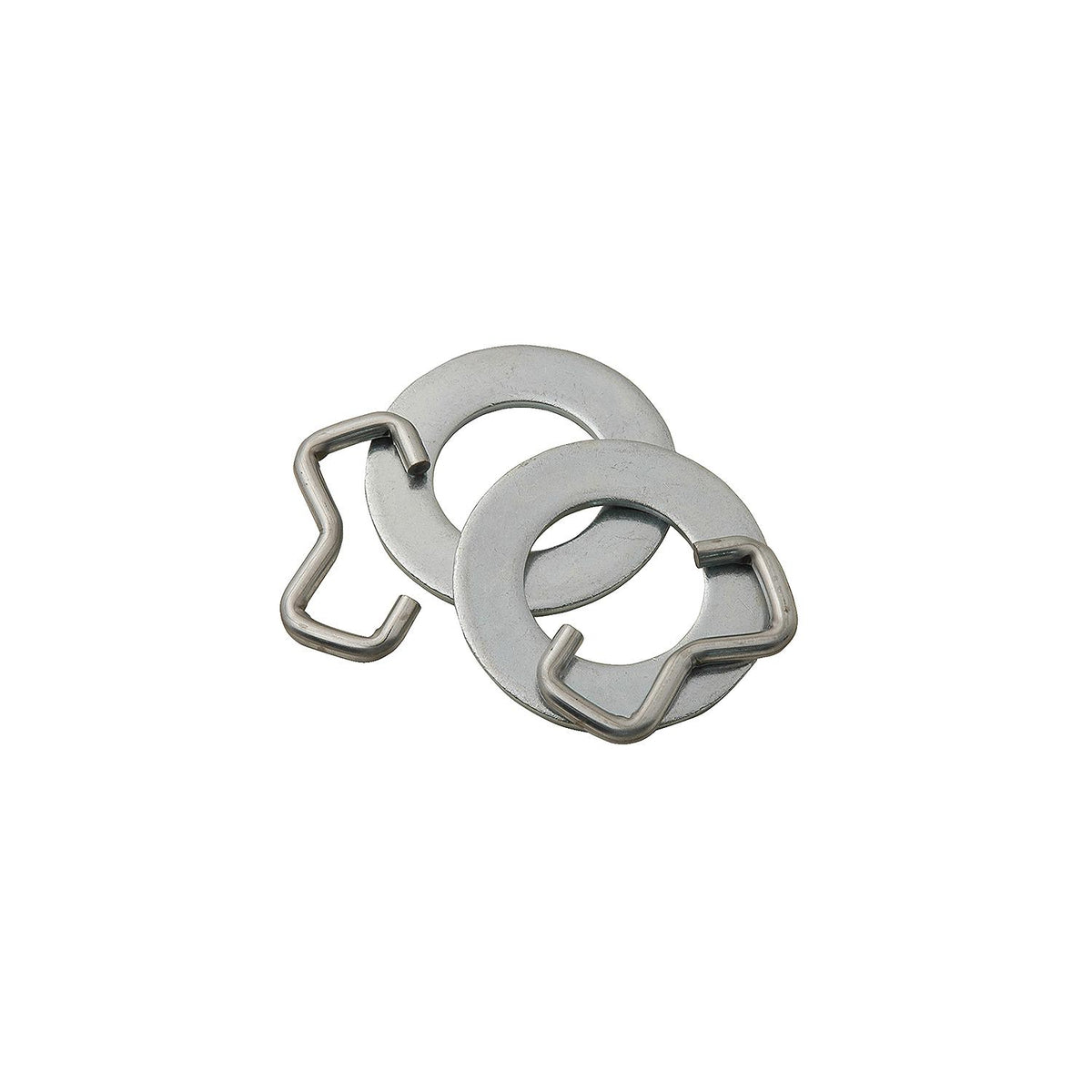 Wobble Roller Retainer Ring & Washer, Fits Shaft Size 1-1/8in, 2 Pair/PK