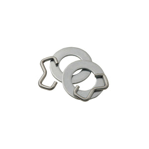 Wobble Roller Retainer Ring & Washer, Fits Shaft Size 1-1/8in, 2 Pair/PK