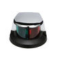 LED Bi-Color Bow Light, Chrome, 4in