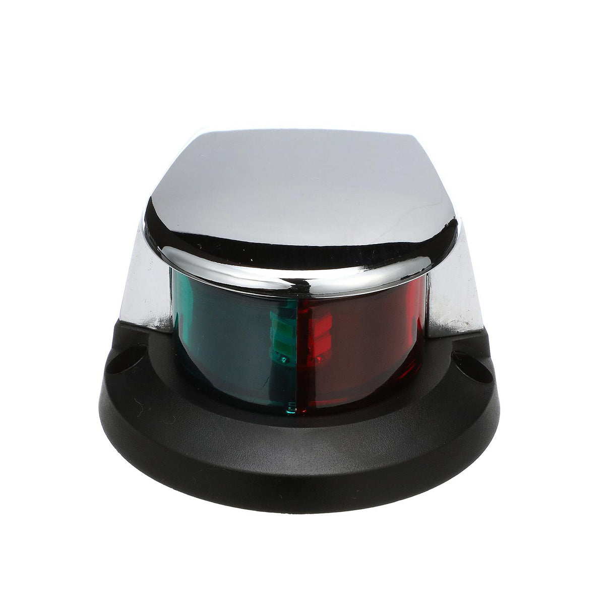 LED Bi-Color Bow Light, Chrome, 4in
