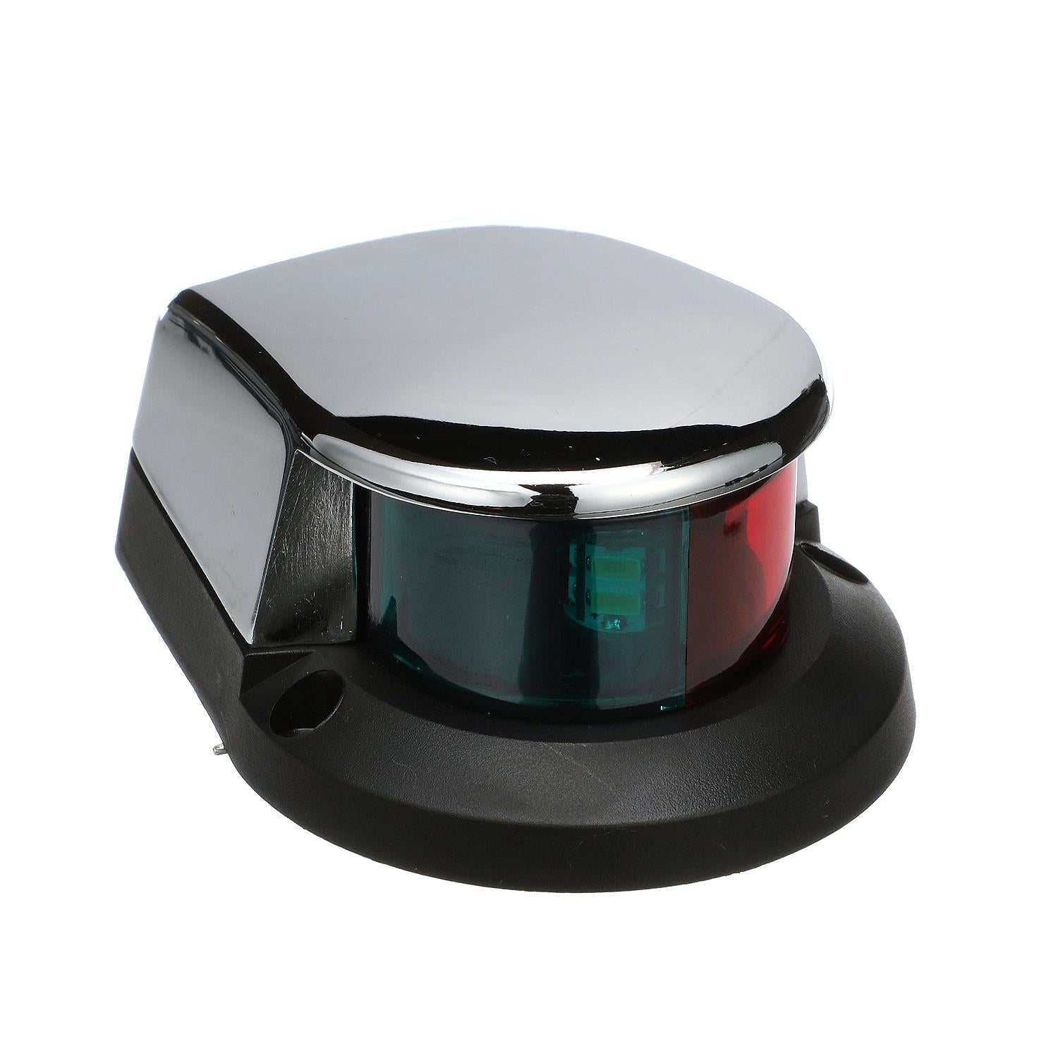 LED Bi-Color Bow Light, Chrome, 4in
