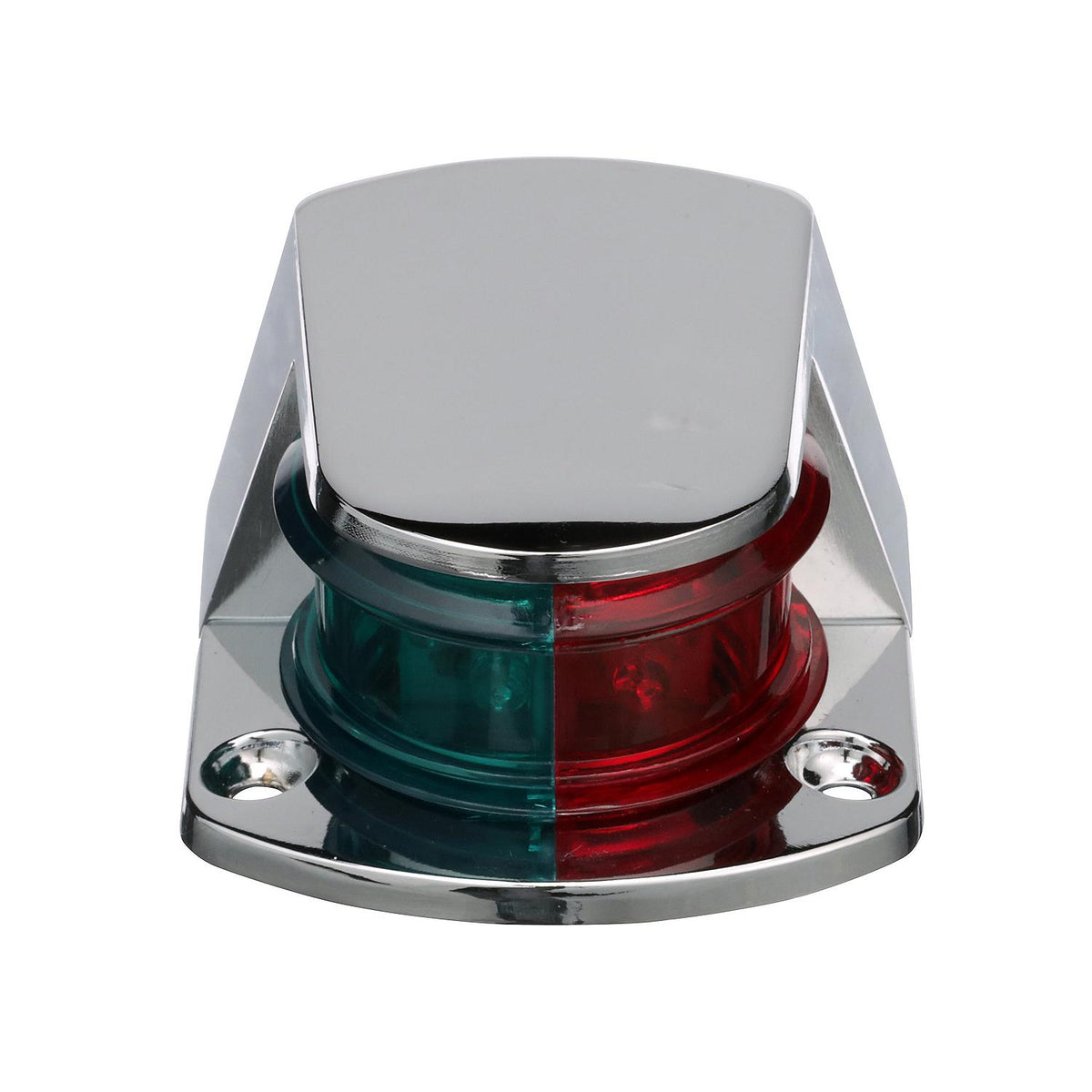 LED Bi-Color Bow Light, Chrome, 3in