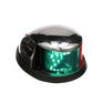 LED Bi-Color Bow Light, Chrome, 3-1/4in