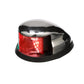 LED Bi-Color Bow Light, Chrome, 3-1/4in