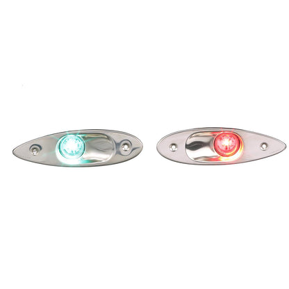 LED Flush Mount Stainless Side Lights