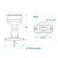 Fixed LED Vertical All-Round Light, 4in