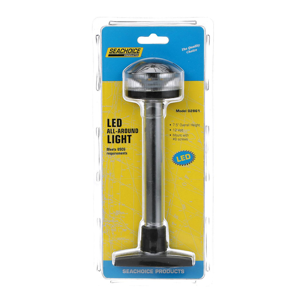 Fixed LED Vertical All-Round Light, 8in