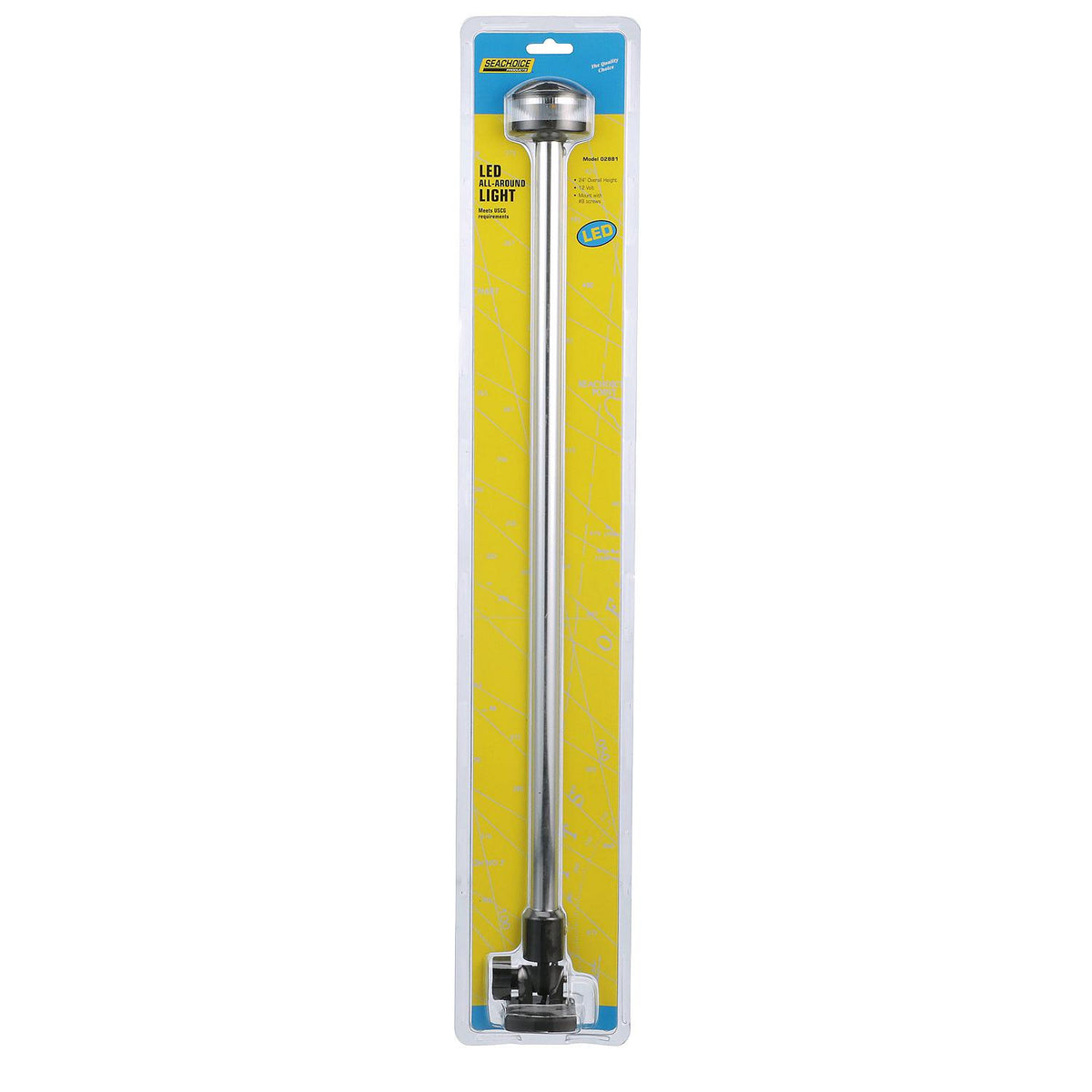 Fold-Down LED Vertical All-Round Light, 24in Height