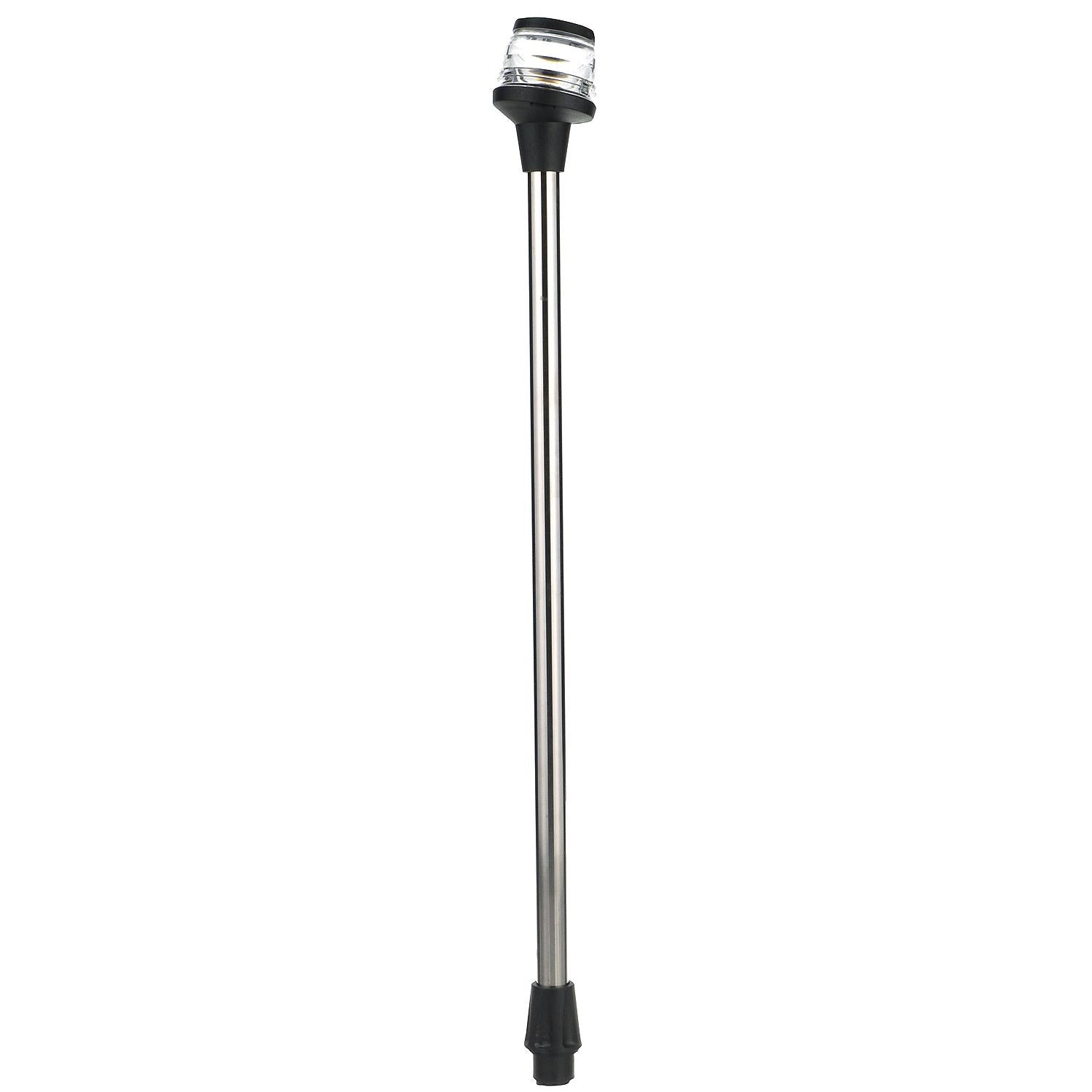 LED All-Round Light, Stainless Steel Tubing, 24in w/ Black Base