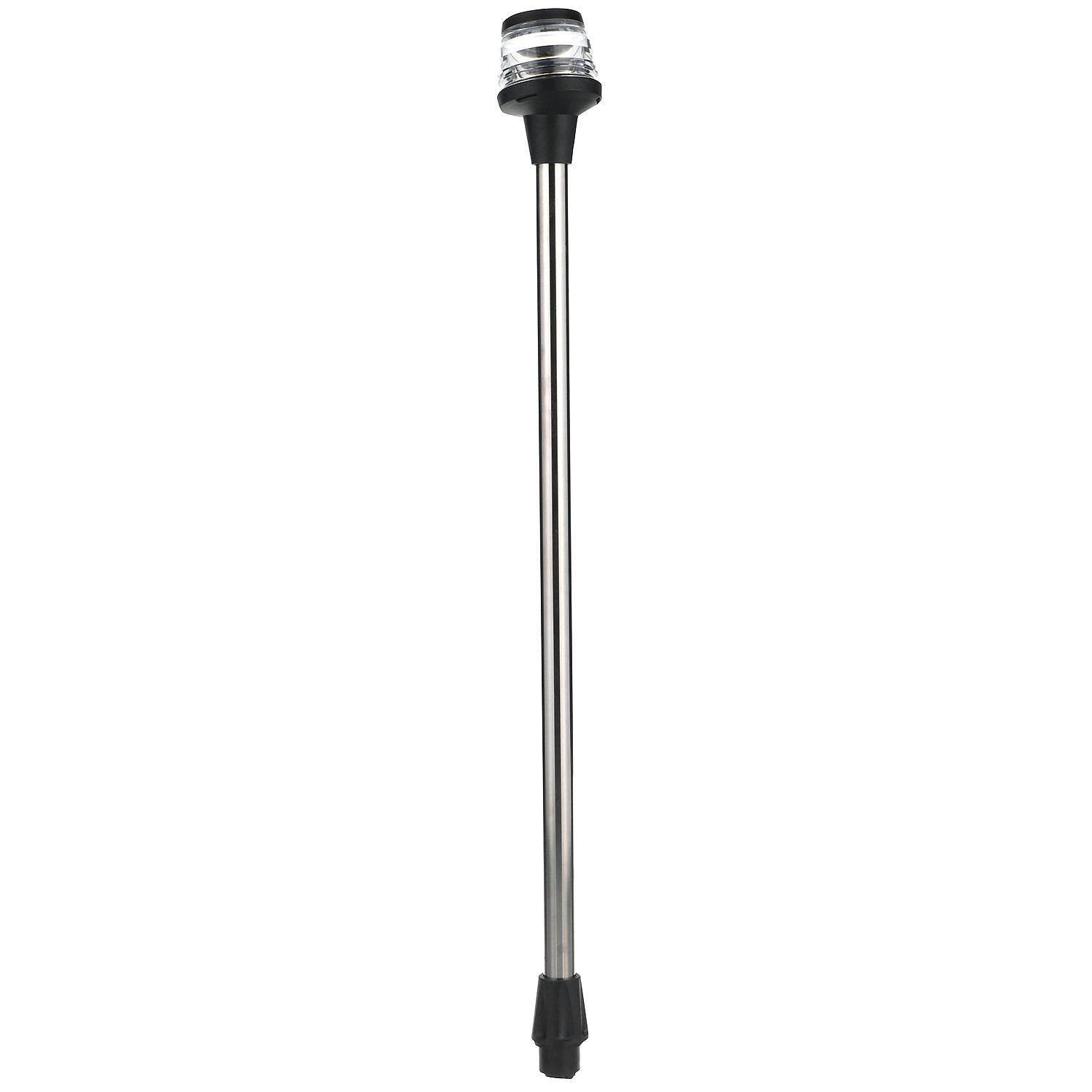 LED All-Round Light, Stainless Steel Tubing, 24in w/ Black Base
