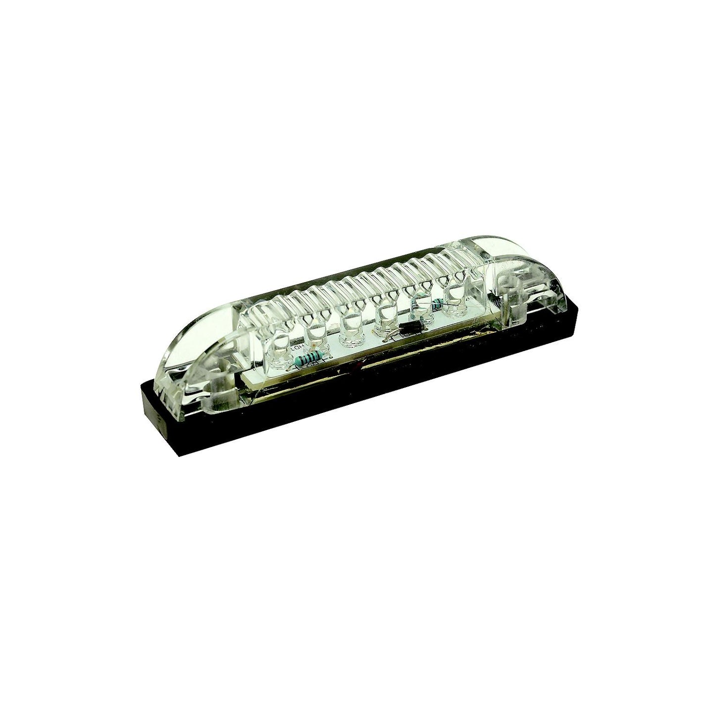 LED Underwater Light Strip, 12 Lumens, 4in x 1/2in, Red