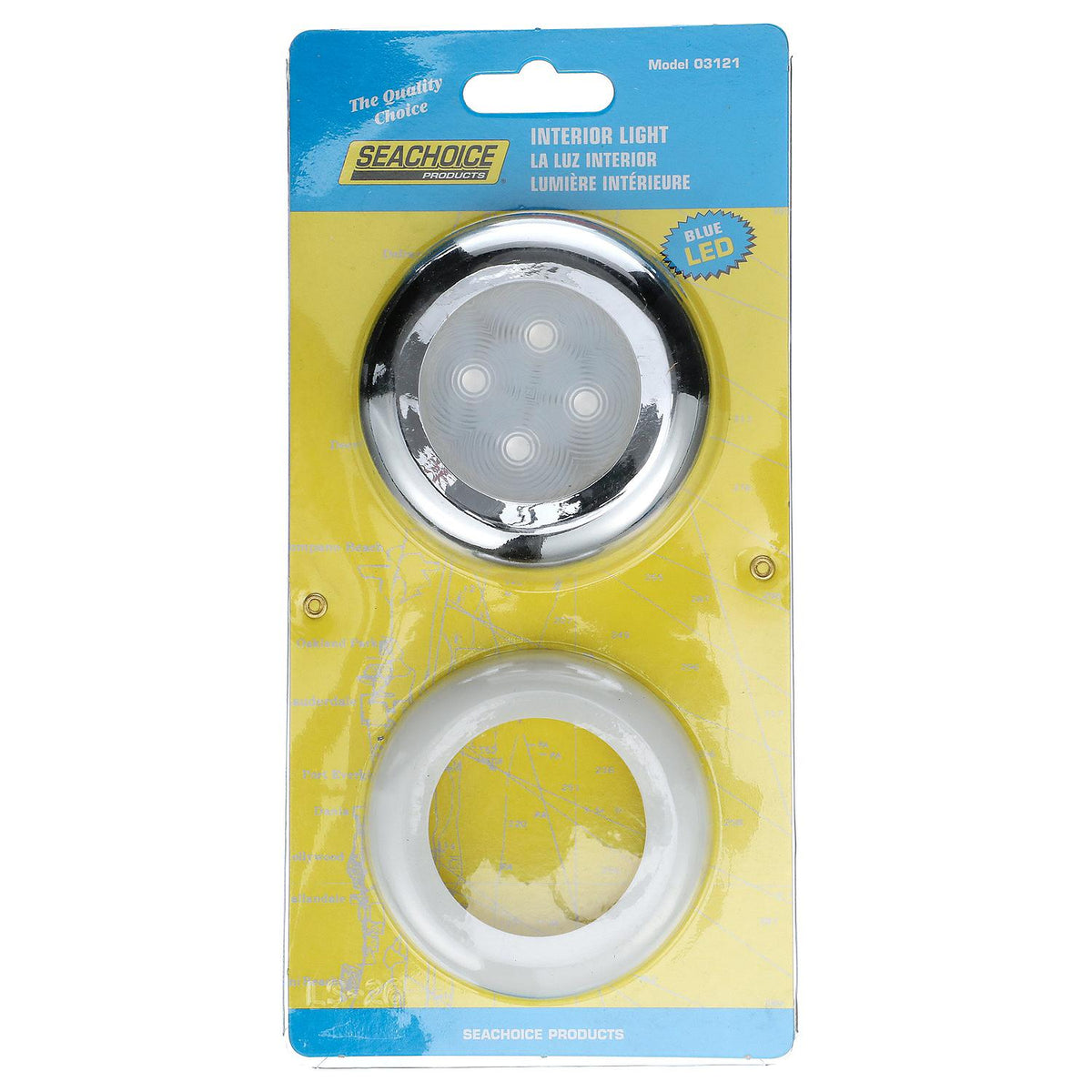 LED Courtesy Interior Light, 200 Lumens, Blue