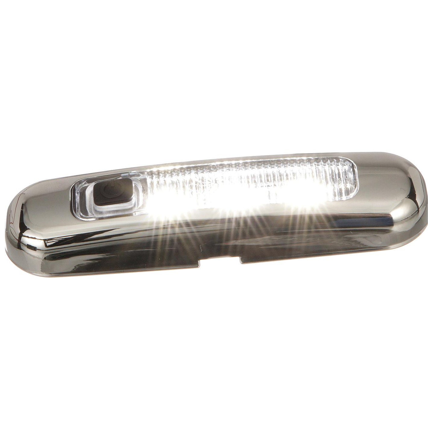 Stainless LED Surface Mount Area Light w/ On/Off Switch, White